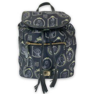 Dooney & Bourke Disney Haunted Mansion Portrait Backpack Retired Print Pre Owned